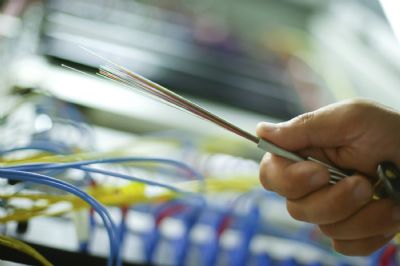Fibre optic cable.
