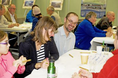 Participants at a community workshop.